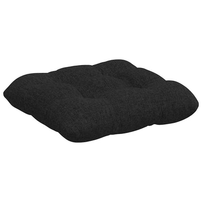 vidaXL Sitzkissen 4 pcs Schwarz 40 x 40 x 12 cm Stoff