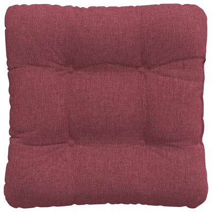 vidaXL Sitzkissen 4 pcs Weinrot 40 x 40 x 12 cm Stoff