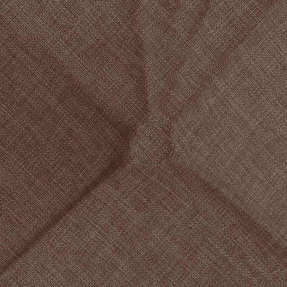 vidaXL Sitzkissen 4 pcs Braun 40 x 40 x 12 cm Stoff