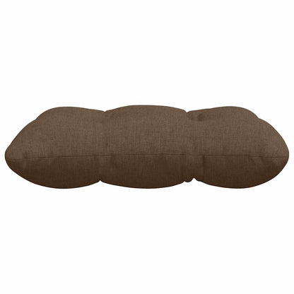 vidaXL Sitzkissen 4 pcs Braun 40 x 40 x 12 cm Stoff