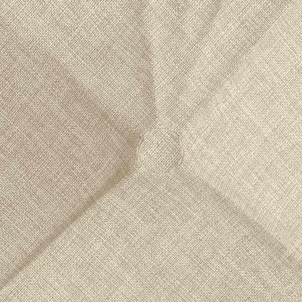 vidaXL Sitzkissen 4 pcs Creme 40 x 40 x 12 cm Stoff