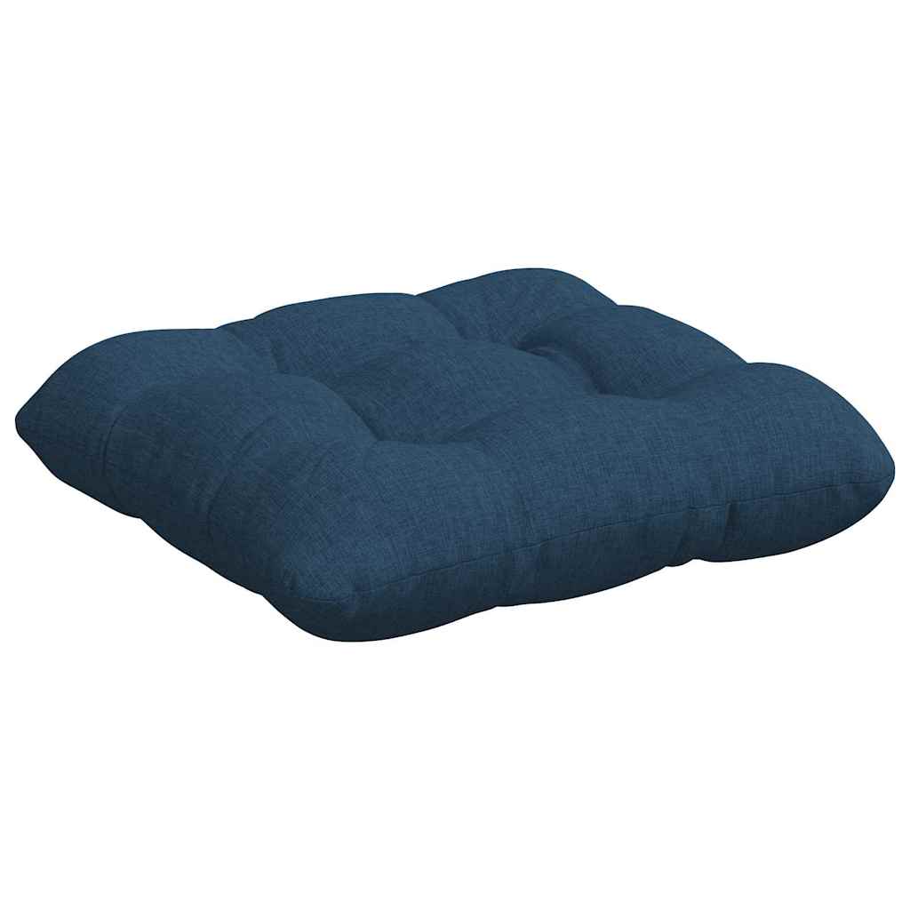 vidaXL Sitzkissen 4 pcs Blau 40 x 40 x 12 cm Stoff