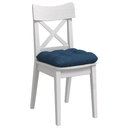 vidaXL Sitzkissen 4 pcs Blau 40 x 40 x 12 cm Stoff