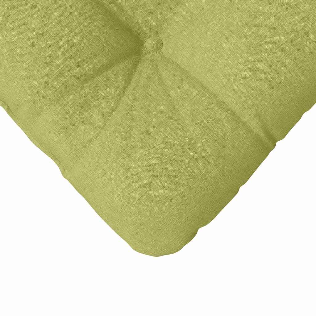 vidaXL Sitzkissen 4 pcs Hellgrün 40 x 40 x 12 cm Stoff