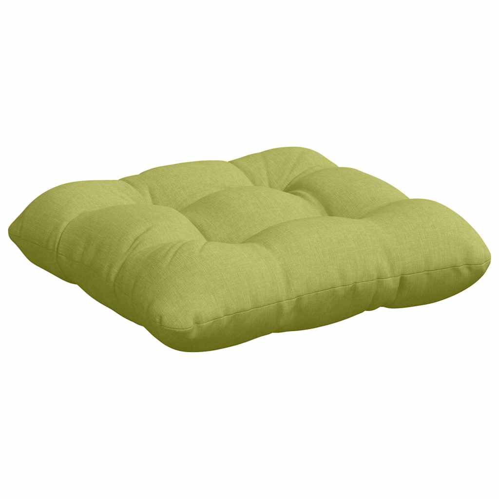 vidaXL Sitzkissen 4 pcs Hellgrün 40 x 40 x 12 cm Stoff