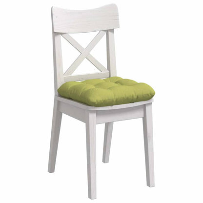 vidaXL Sitzkissen 4 pcs Hellgrün 40 x 40 x 12 cm Stoff