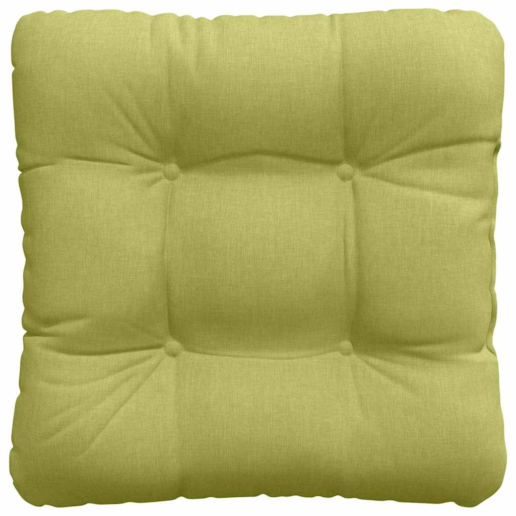 vidaXL Sitzkissen 4 pcs Hellgrün 40 x 40 x 12 cm Stoff