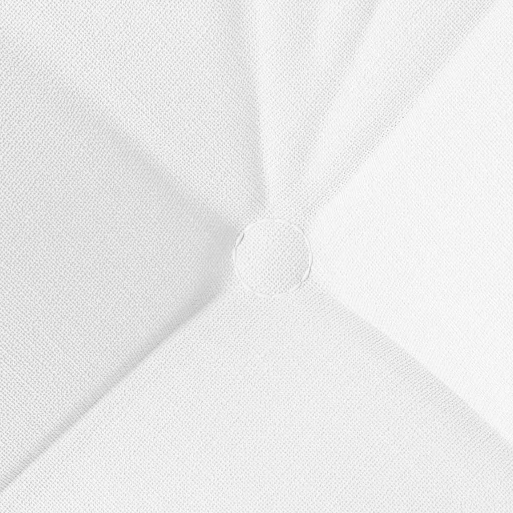 vidaXL Sitzkissen 4 pcs Weiß 40 x 40 x 12 cm Stoff