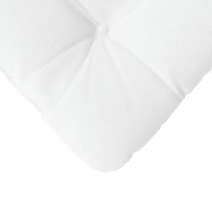 vidaXL Sitzkissen 4 pcs Weiß 40 x 40 x 12 cm Stoff