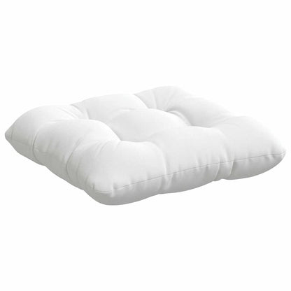 vidaXL Sitzkissen 4 pcs Weiß 40 x 40 x 12 cm Stoff