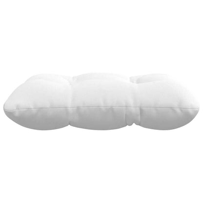 vidaXL Sitzkissen 4 pcs Weiß 40 x 40 x 12 cm Stoff