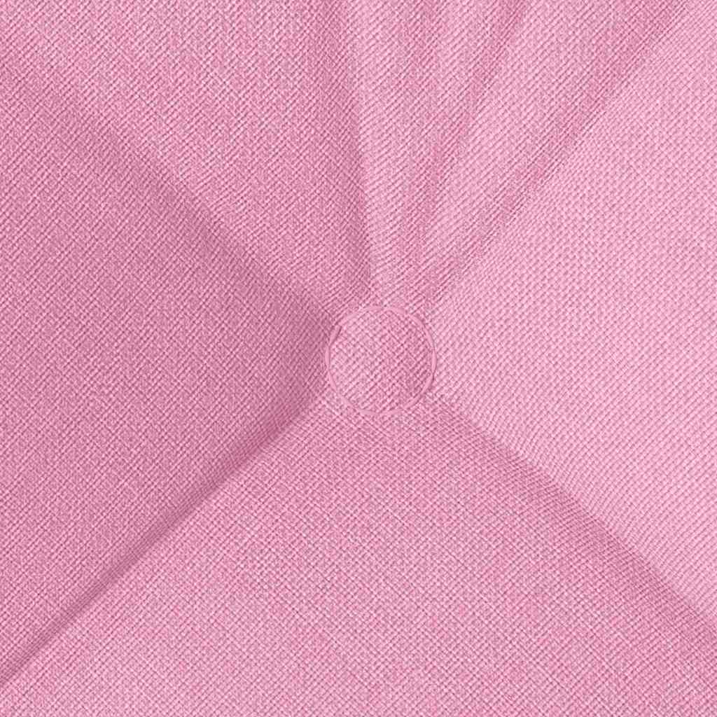vidaXL Coussins de siège 4 pcs Rose 40 x 40 x 12 cm Tissu