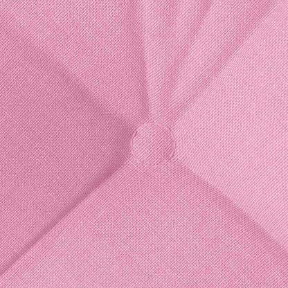 vidaXL Coussins de siège 4 pcs Rose 40 x 40 x 12 cm Tissu