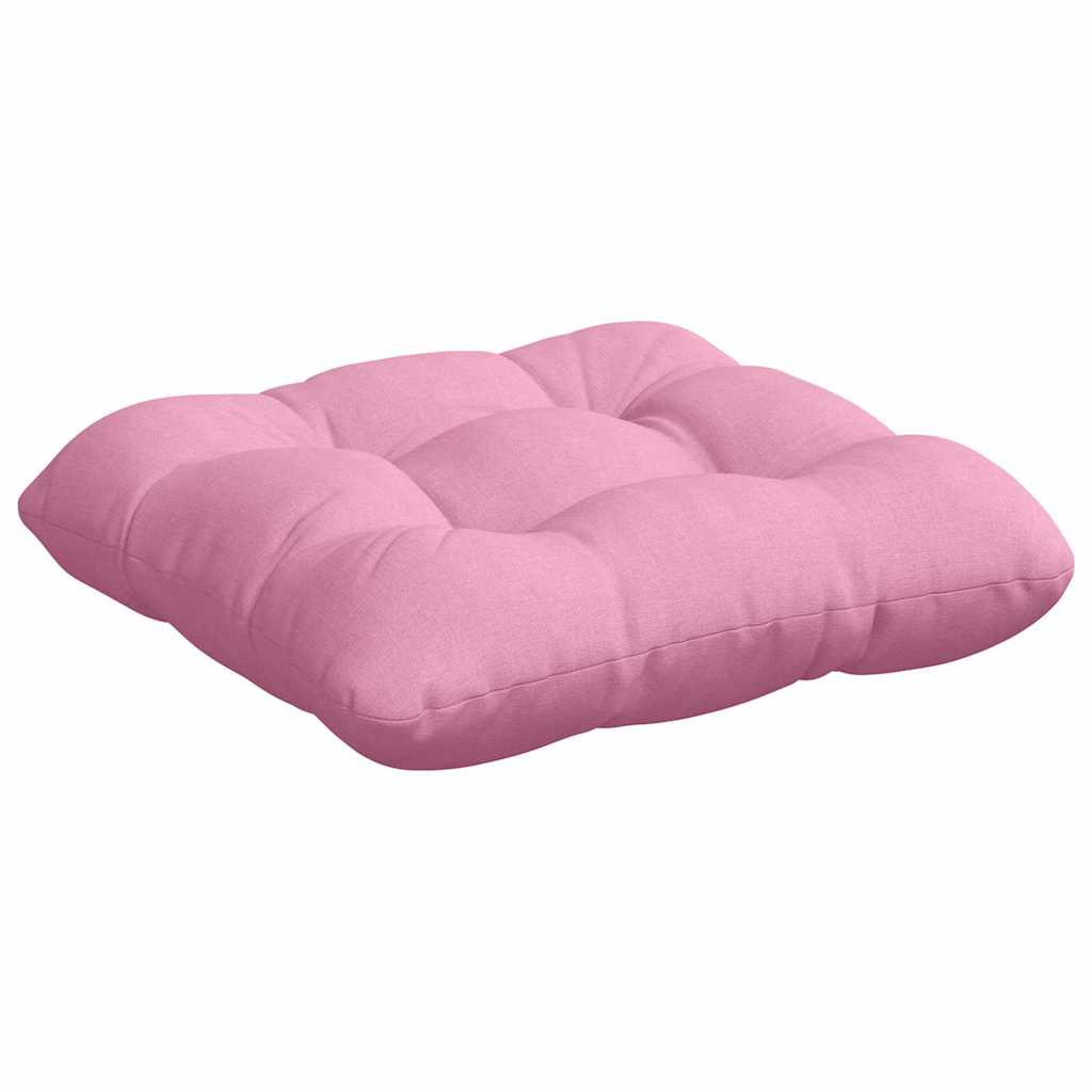 vidaXL Coussins de siège 4 pcs Rose 40 x 40 x 12 cm Tissu