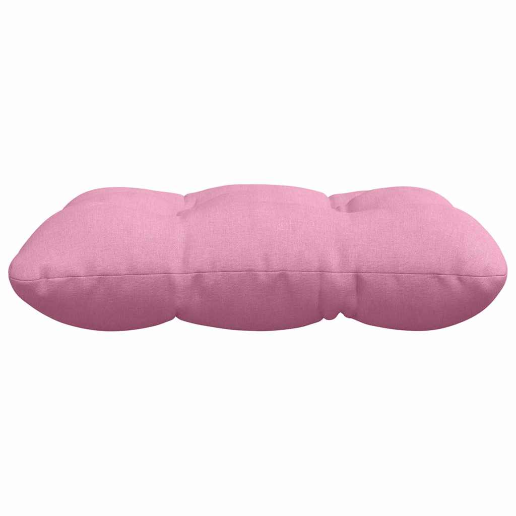 vidaXL Coussins de siège 4 pcs Rose 40 x 40 x 12 cm Tissu