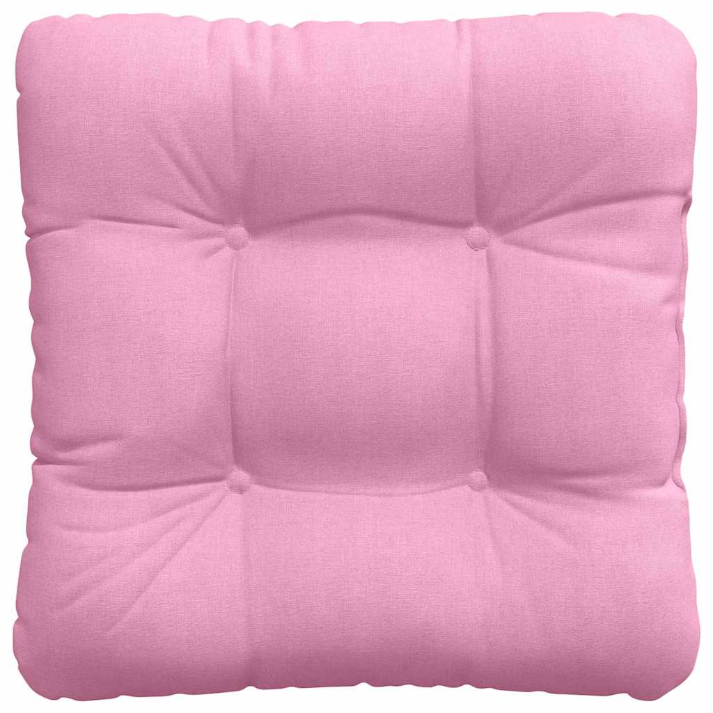 vidaXL Coussins de siège 4 pcs Rose 40 x 40 x 12 cm Tissu