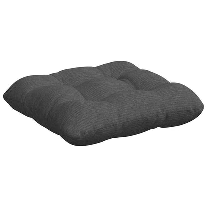 vidaXL Coussins de chaise 4 pcs Gris foncé 40 x 40 cm Corde