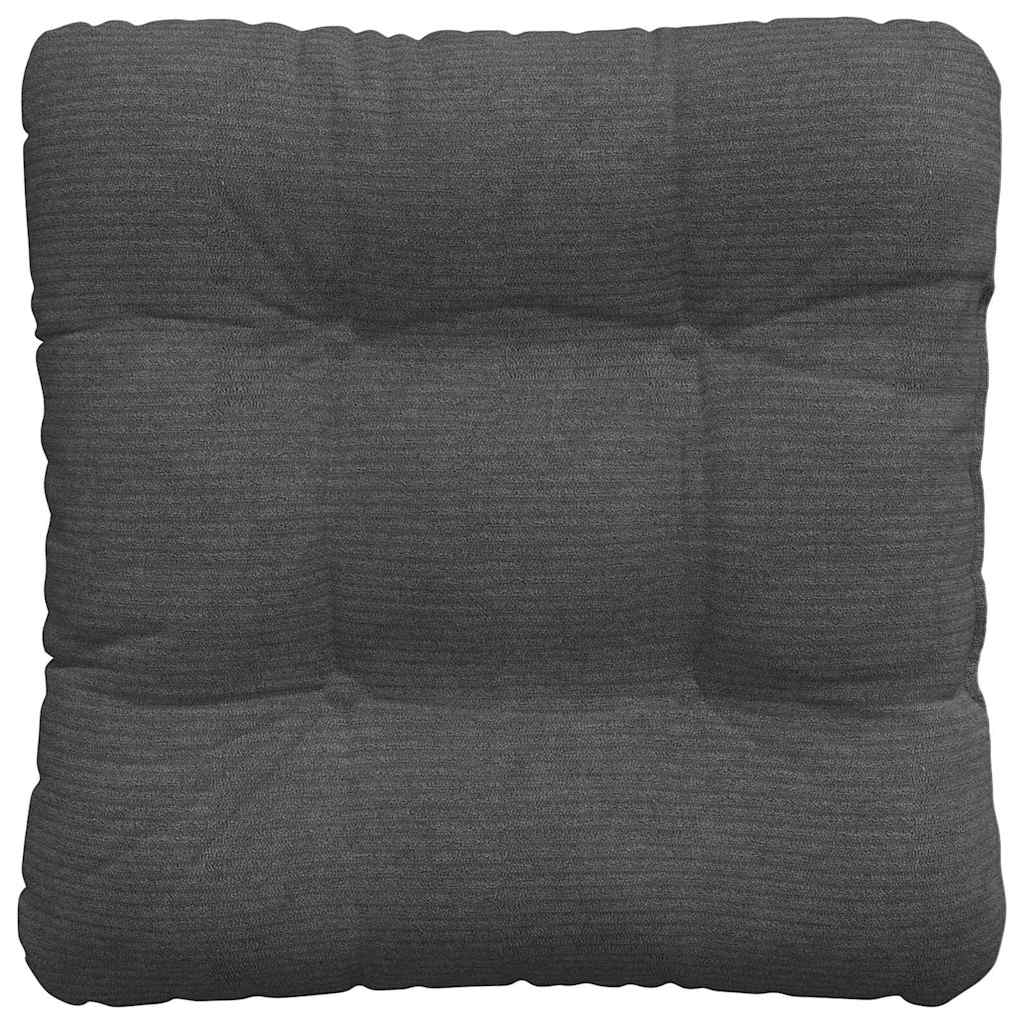 vidaXL Coussins de chaise 4 pcs Gris foncé 40 x 40 cm Corde