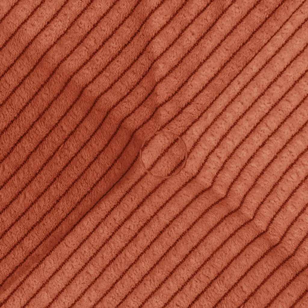 vidaXL Coussins de siège 4 pcs Rouge-orange 40 x 40 cm Tissu côtelé