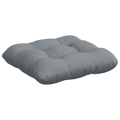 vidaXL Coussins de chaise 4 pcs Gris clair 45 x 45 x 12 cm Tissu