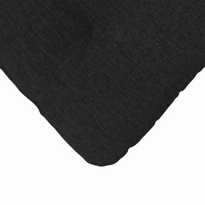 vidaXL Coussins de siège 4 pcs Noir 45 x 45 x 12 cm Tissu