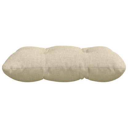 vidaXL Sitzkissen 4 pcs Creme 45 x 45 x 12 cm Stoff