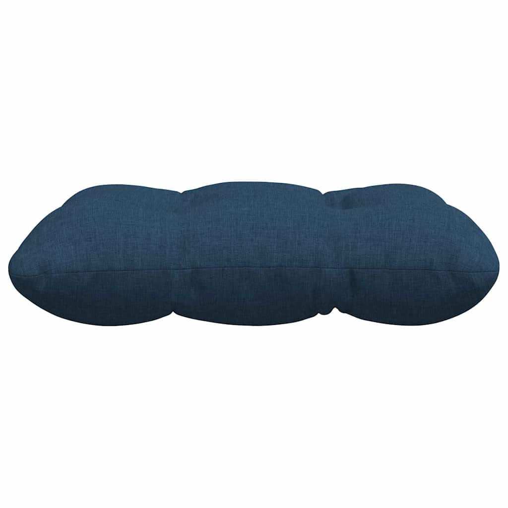 vidaXL Sitzkissen 4 pcs Blau 45 x 45 x 12 cm Stoff