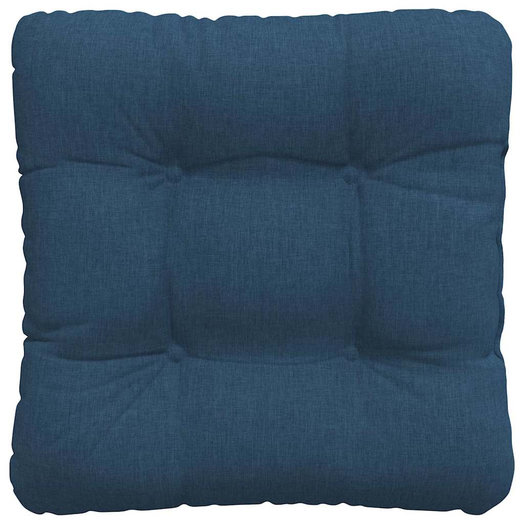 vidaXL Sitzkissen 4 pcs Blau 45 x 45 x 12 cm Stoff