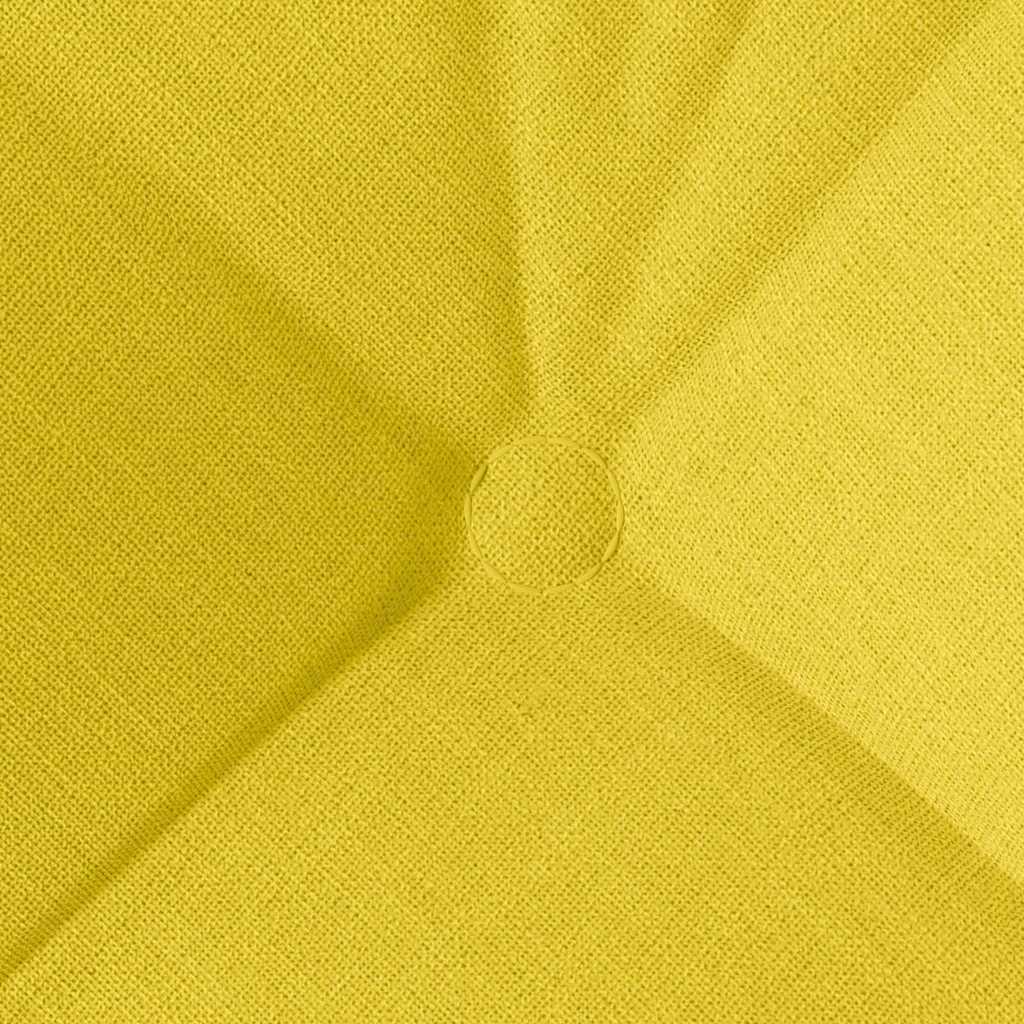 vidaXL Sitzkissen 4 pcs Helles Gelb 45 x 45 x 12 cm Stoff