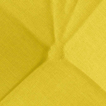 vidaXL Sitzkissen 4 pcs Helles Gelb 45 x 45 x 12 cm Stoff