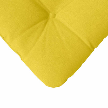 vidaXL Sitzkissen 4 pcs Helles Gelb 45 x 45 x 12 cm Stoff