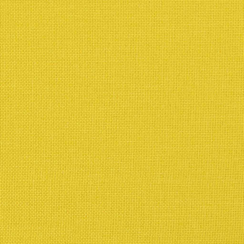 vidaXL Sitzkissen 4 pcs Helles Gelb 45 x 45 x 12 cm Stoff