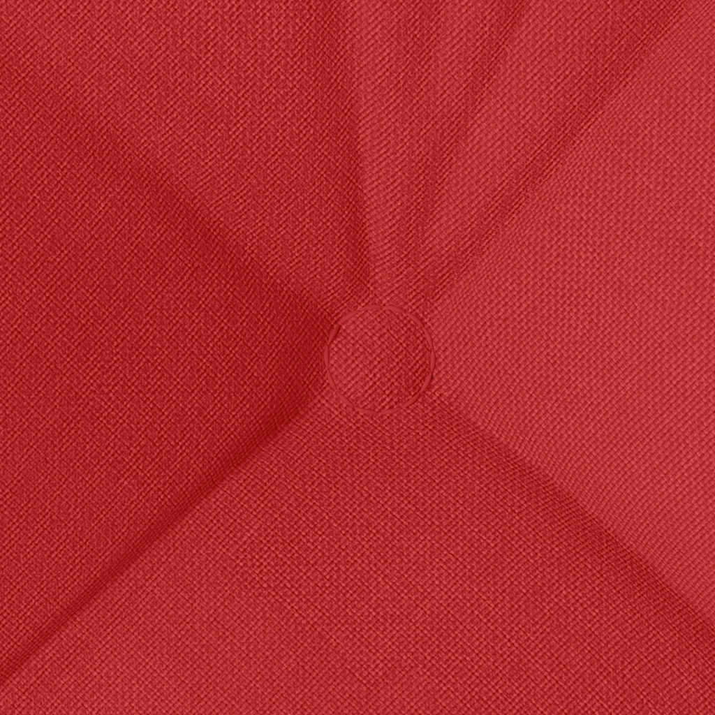 vidaXL Sitzkissen 4 pcs Rot 45 x 45 x 12 cm Stoff