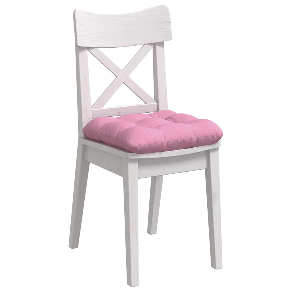 vidaXL Sitzkissen 4 pcs Rosa 45 x 45 x 12 cm Stoff