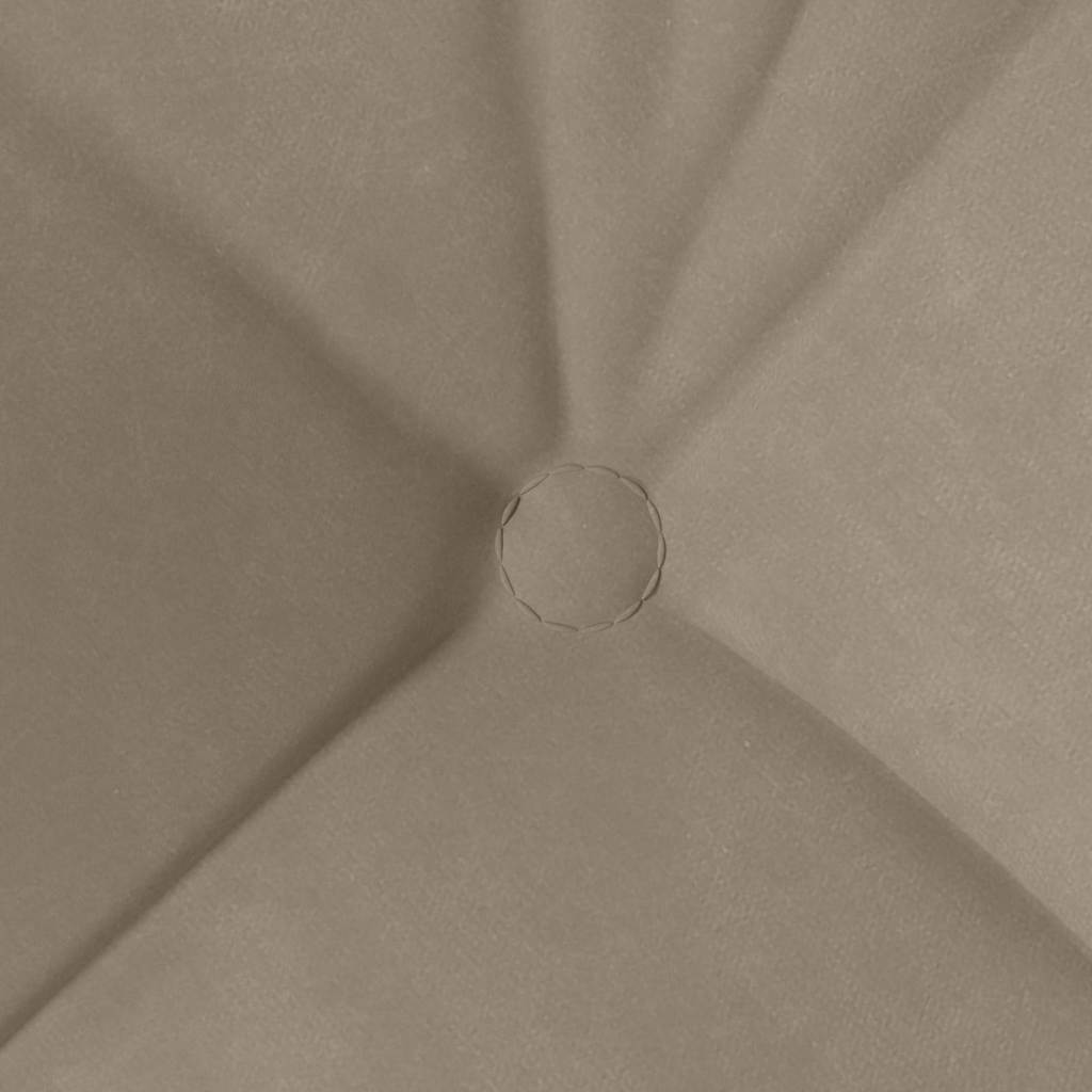 vidaXL Sitzkissen 4 pcs Taupe 45 x 45 cm Mikrofaserstoff