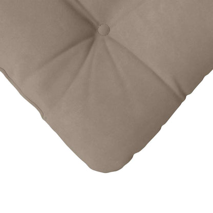 vidaXL Sitzkissen 4 pcs Taupe 45 x 45 cm Mikrofaserstoff