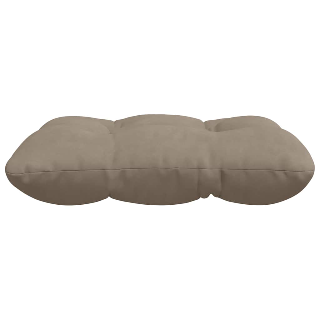 vidaXL Sitzkissen 4 pcs Taupe 45 x 45 cm Mikrofaserstoff