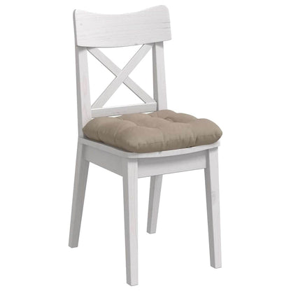vidaXL Sitzkissen 4 pcs Taupe 45 x 45 cm Mikrofaserstoff