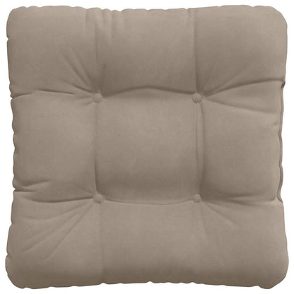 vidaXL Sitzkissen 4 pcs Taupe 45 x 45 cm Mikrofaserstoff