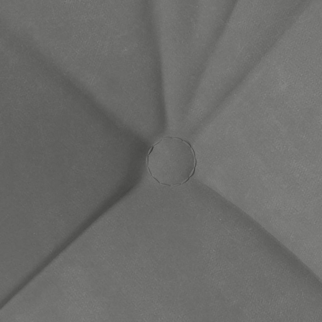 Sitzkissen 4 pcs Dunkelgrau 45 x 45 cm Mikrofaserstoff