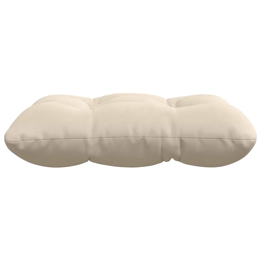 vidaXL Coussins de siège 4 pcs Beige 45 x 45 cm Tissu microfibre