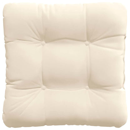 vidaXL Coussins de siège 4 pcs Beige 45 x 45 cm Tissu microfibre