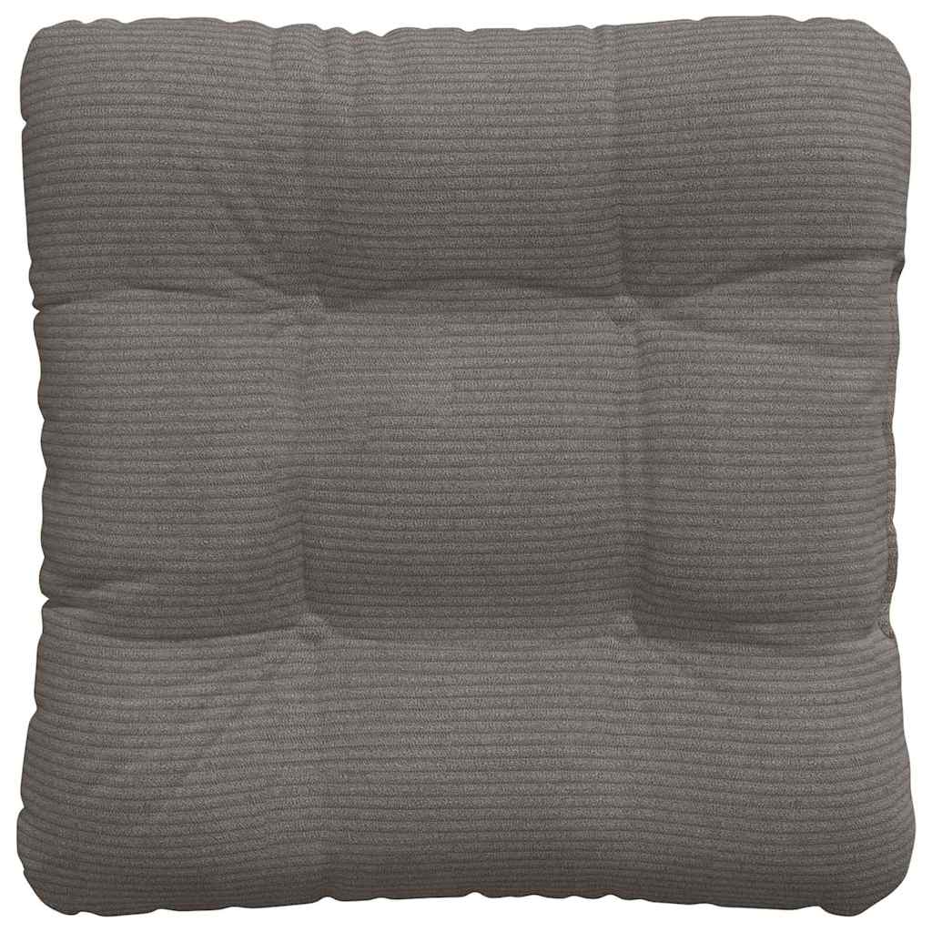 vidaXL Sitzkissen 4 pcs Hellgrau 45 x 45 cm Cordstoff
