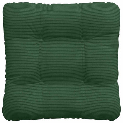vidaXL Sitzkissen 4 pcs Dunkelgrün 45 x 45 cm Cordstoff