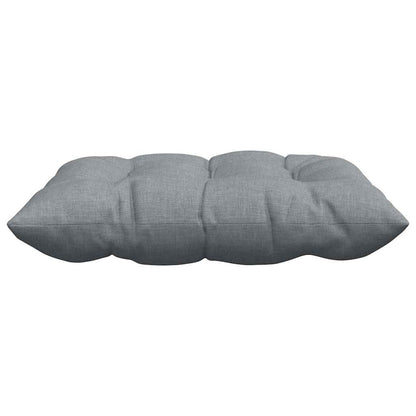 vidaXL Sitzkissen 4 pcs Hellgrau 40 x 40 x 6 cm Stoff