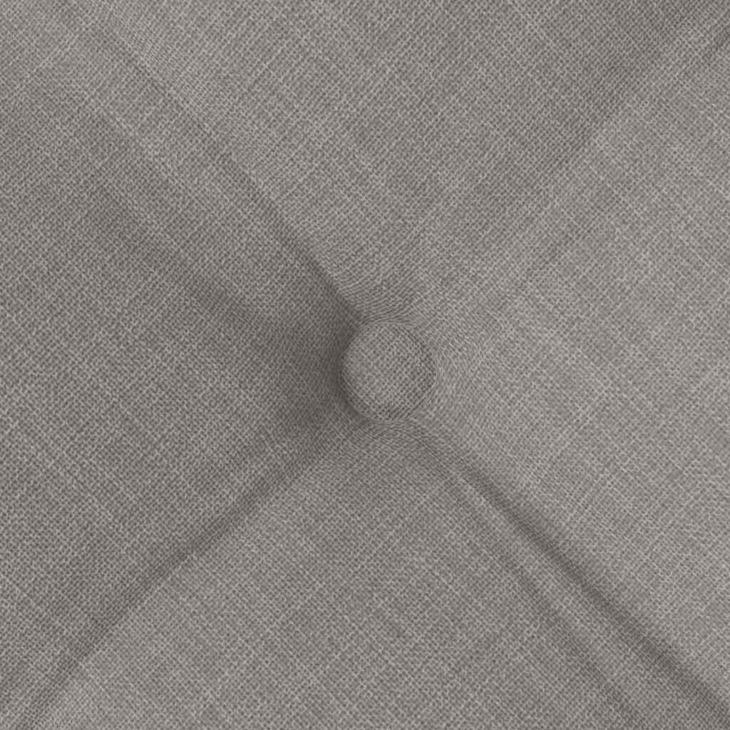 vidaXL Sitzkissen 4 pcs Taupe 40 x 40 x 6 cm Stoff