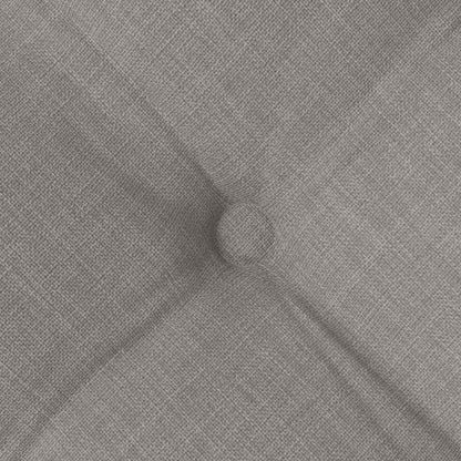 vidaXL Sitzkissen 4 pcs Taupe 40 x 40 x 6 cm Stoff