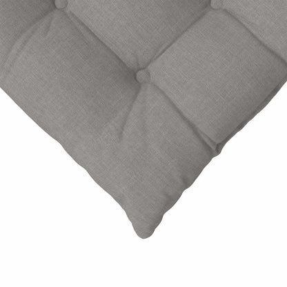vidaXL Sitzkissen 4 pcs Taupe 40 x 40 x 6 cm Stoff