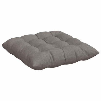 vidaXL Sitzkissen 4 pcs Taupe 40 x 40 x 6 cm Stoff