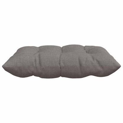 vidaXL Sitzkissen 4 pcs Taupe 40 x 40 x 6 cm Stoff